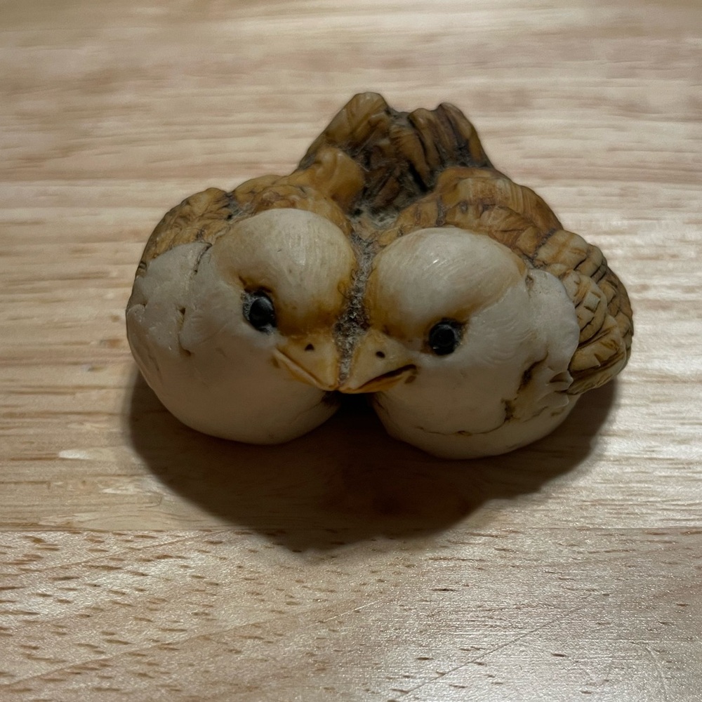 Signed D. Esposito 1981 Artefice Ottanta Bird Figurines Made in Italy